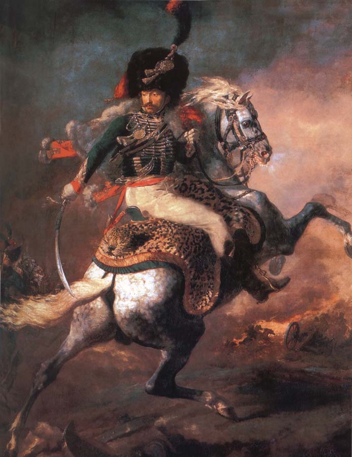 An Officer of the Imperial Horse Guards Charging